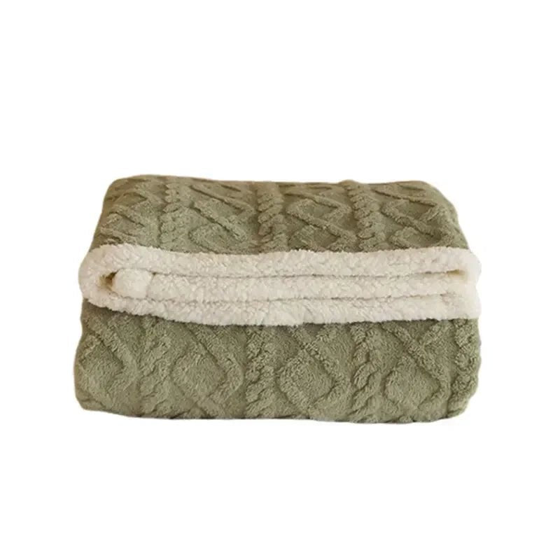 Thick Winter Lambswool Blanket – Sherpa Fleece Throw Blanket for Couch & Bed, Warm & Cozy, 4 Sizes – WarmWool - Nalani - Fashion Clothing and Decor