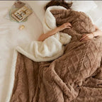 Thick Winter Lambswool Blanket – Sherpa Fleece Throw Blanket for Couch & Bed, Warm & Cozy, 4 Sizes – WarmWool - Nalani - Fashion Clothing and Decor