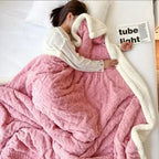 Thick Winter Lambswool Blanket – Sherpa Fleece Throw Blanket for Couch & Bed, Warm & Cozy, 4 Sizes – WarmWool - Nalani - Fashion Clothing and Decor