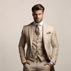 Three-Piece Men's Blazer With Waistcoat - Nalani - Fashion Clothing and Decor