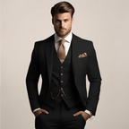 Three-Piece Men's Blazer With Waistcoat - Nalani - Fashion Clothing and Decor