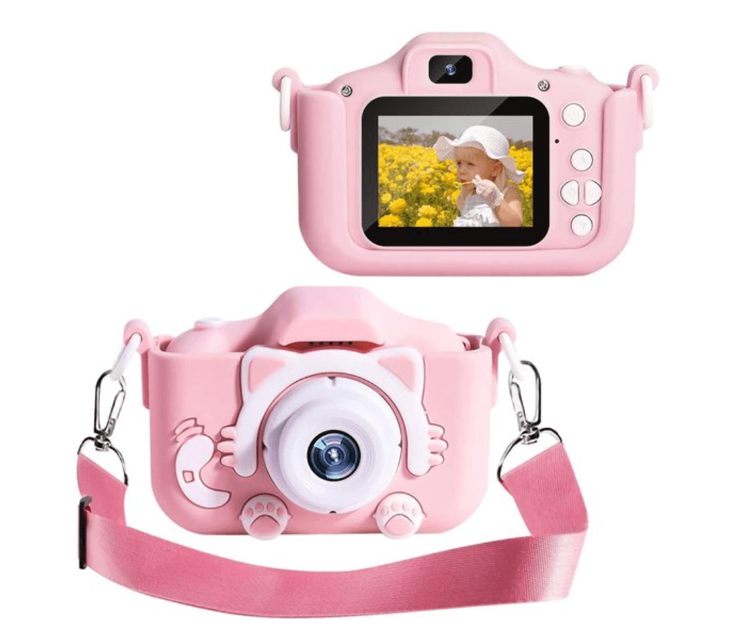 ToyCam HD – Kids Digital Camera 1080P with Photo & Video, Shockproof Case, 16GB Card Included, Pink or Blue - Nalani - Fashion Clothing and Decor