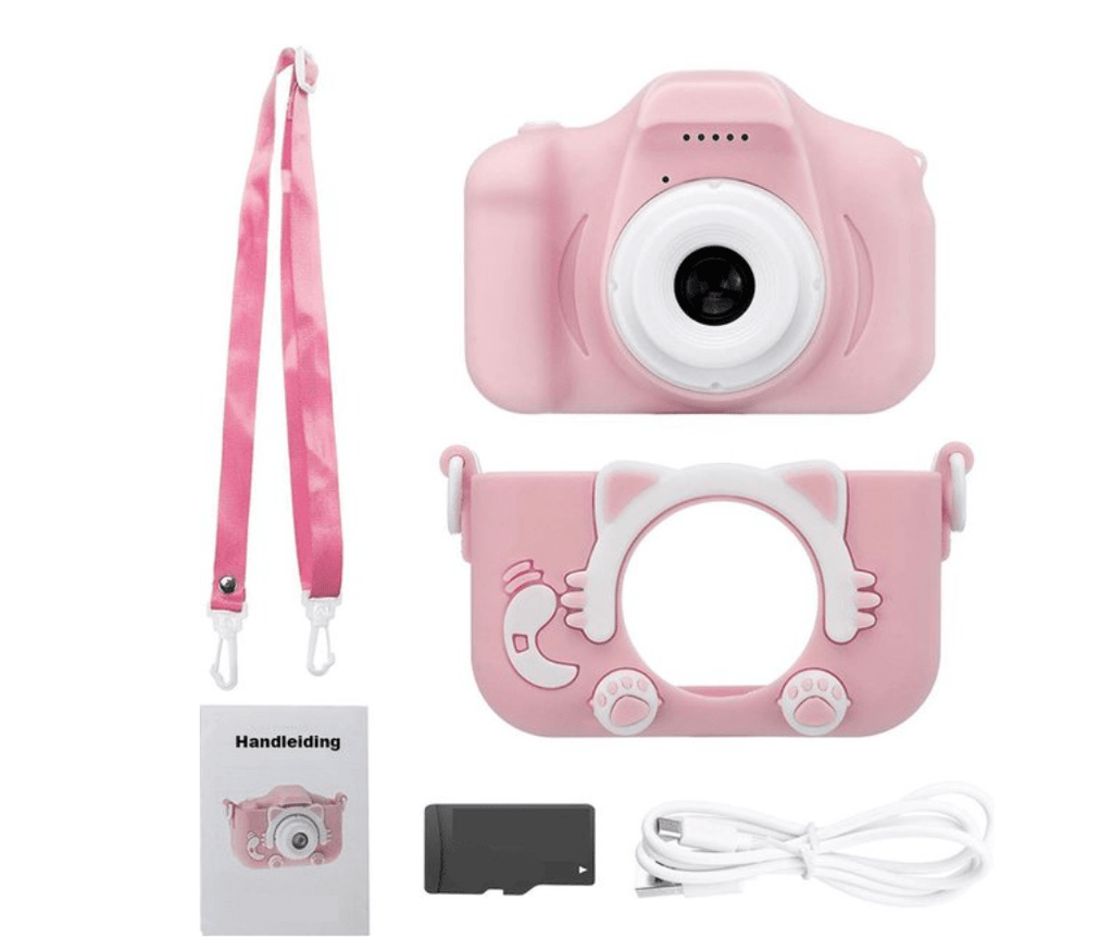 ToyCam HD – Kids Digital Camera 1080P with Photo & Video, Shockproof Case, 16GB Card Included, Pink or Blue - Nalani - Fashion Clothing and Decor