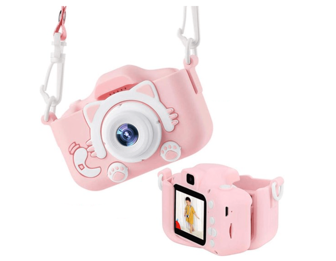 ToyCam HD – Kids Digital Camera 1080P with Photo & Video, Shockproof Case, 16GB Card Included, Pink or Blue - Nalani - Fashion Clothing and Decor