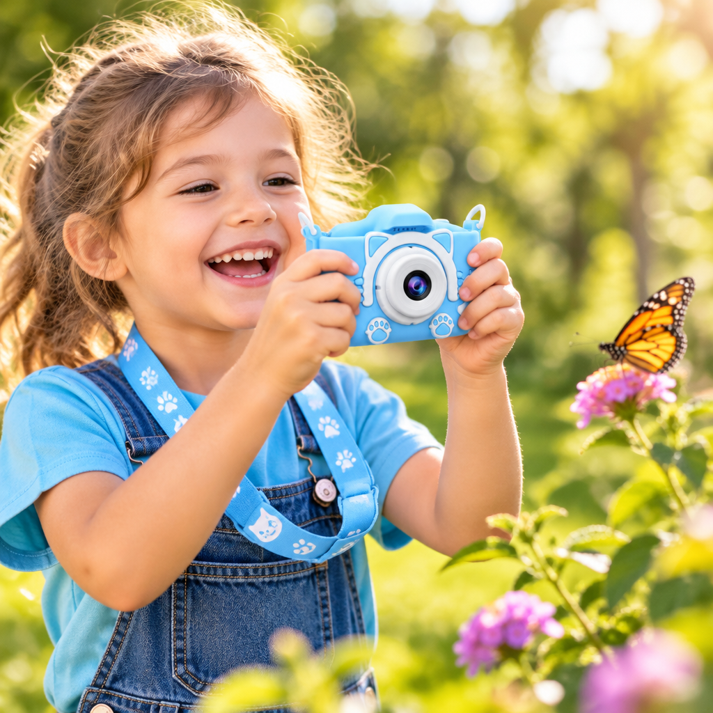 ToyCam HD – Kids Digital Camera 1080P with Photo & Video, Shockproof Case, 16GB Card Included, Pink or Blue - Nalani - Fashion Clothing and Decor