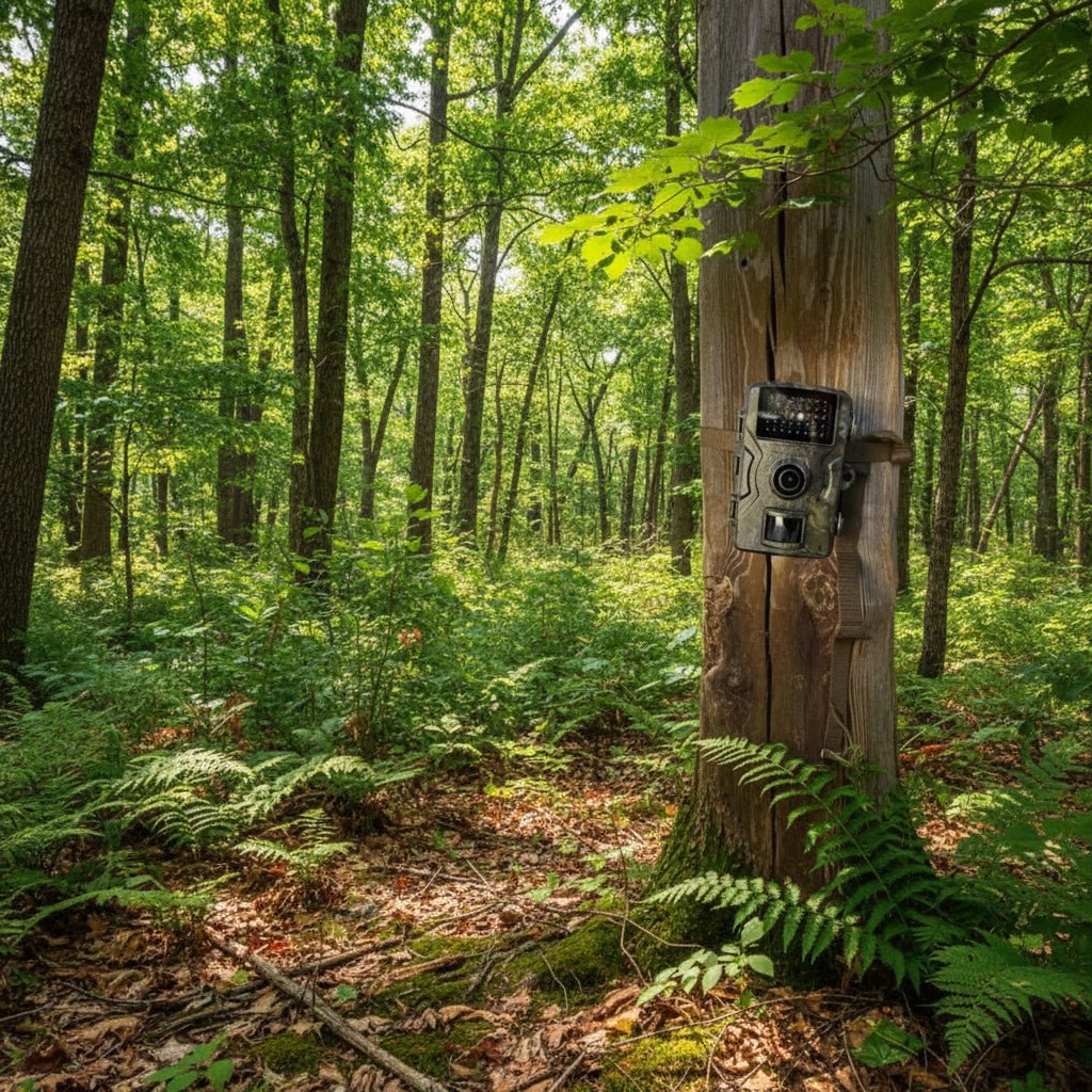 Trail Camera 12MP 1080P – Wildlife Game Camera with No-Glow Night Vision, 0.7s Trigger, IP66 Waterproof - Nalani - Fashion Clothing and Decor