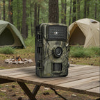 Trail Camera 12MP 1080P – Wildlife Game Camera with No-Glow Night Vision, 0.7s Trigger, IP66 Waterproof - Nalani - Fashion Clothing and Decor
