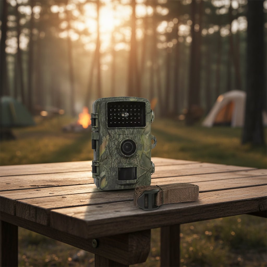 Trail Camera 12MP 1080P – Wildlife Game Camera with No-Glow Night Vision, 0.7s Trigger, IP66 Waterproof - Nalani - Fashion Clothing and Decor