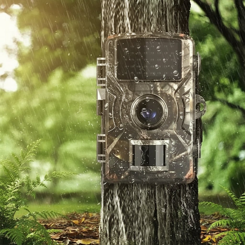 Trail Camera 12MP 1080P – Wildlife Game Camera with No-Glow Night Vision, 0.7s Trigger, IP66 Waterproof - Nalani - Fashion Clothing and Decor