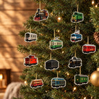 Train Advent Calendar – 24 Train Acrylic Ornaments from Steam Locomotive to Freight Car, for Kids & Train Lovers - Nalani - Fashion Clothing and Decor