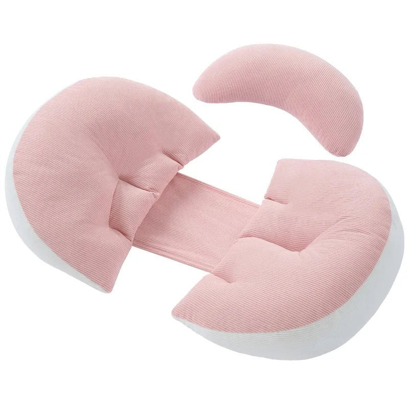 U-Shaped Pregnancy Pillow for Side Sleeping - Ergonomic Full Body Maternity Cushion for Abdominal Support, Waist & Back Pain Relief - Nalani - Fashion Clothing and Decor