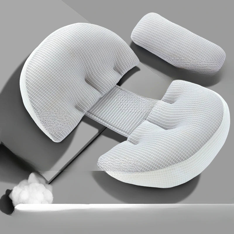 U-Shaped Pregnancy Pillow for Side Sleeping - Ergonomic Full Body Maternity Cushion for Abdominal Support, Waist & Back Pain Relief - Nalani - Fashion Clothing and Decor