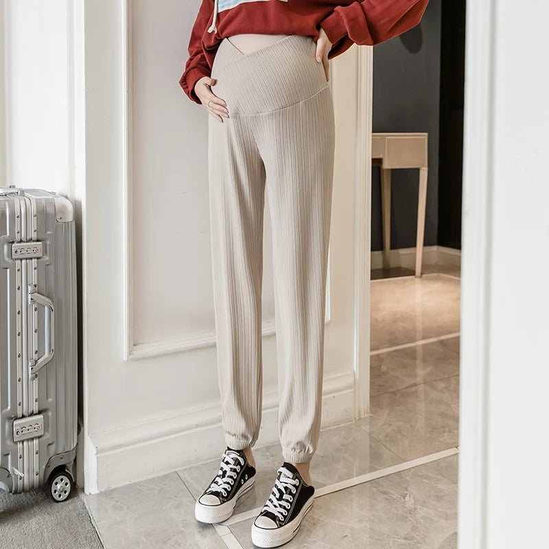 Ulla Maternity Pants – Sporty Maternity Joggers with Belly Band, Comfortable Pregnancy Sweatpants, L–XXL – Sephira - Nalani - Fashion Clothing and Decor