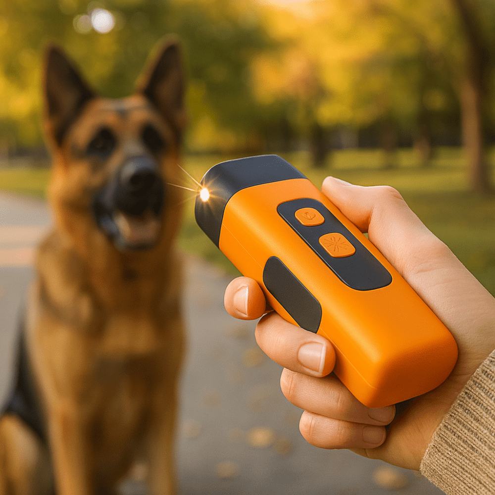Ultrasonic Dog Trainer – Rechargeable Handheld Anti-Bark Device for Dog Training – No Shock, for All Breeds - Nalani - Fashion Clothing and Decor