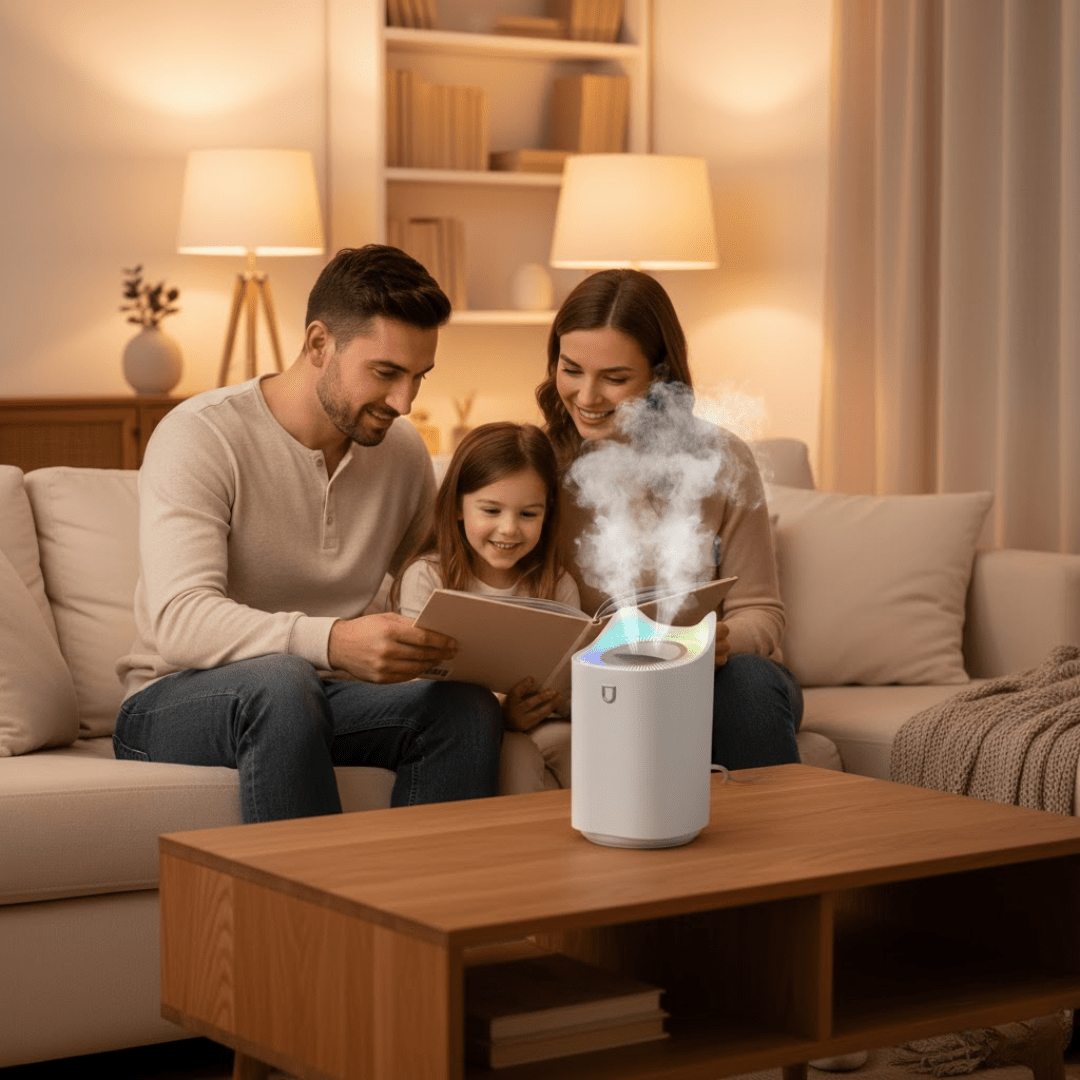Ultrasonic Humidifier – 3L Cool Mist Humidifier for Bedroom & Office, 3 Mist Levels, Up to 24 Hours, Quiet – AeroMist - Nalani - Fashion Clothing and Decor
