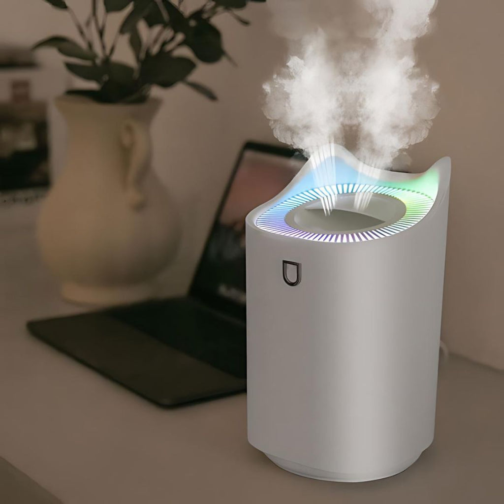 Ultrasonic Humidifier – 3L Cool Mist Humidifier for Bedroom & Office, 3 Mist Levels, Up to 24 Hours, Quiet – AeroMist - Nalani - Fashion Clothing and Decor
