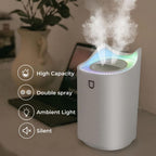 Ultrasonic Humidifier – 3L Cool Mist Humidifier for Bedroom & Office, 3 Mist Levels, Up to 24 Hours, Quiet – AeroMist - Nalani - Fashion Clothing and Decor