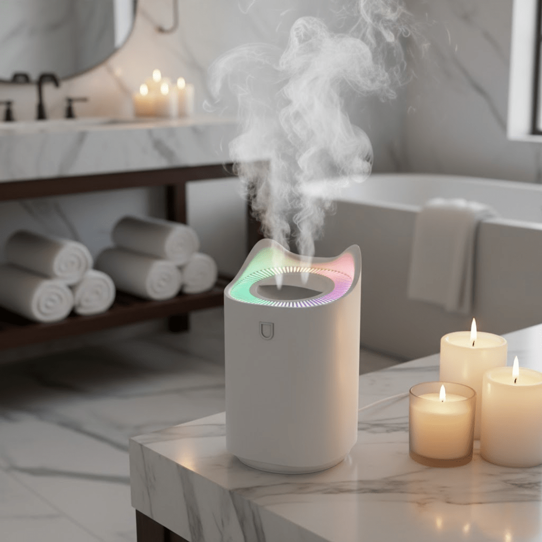 Ultrasonic Humidifier – 3L Cool Mist Humidifier for Bedroom & Office, 3 Mist Levels, Up to 24 Hours, Quiet – AeroMist - Nalani - Fashion Clothing and Decor