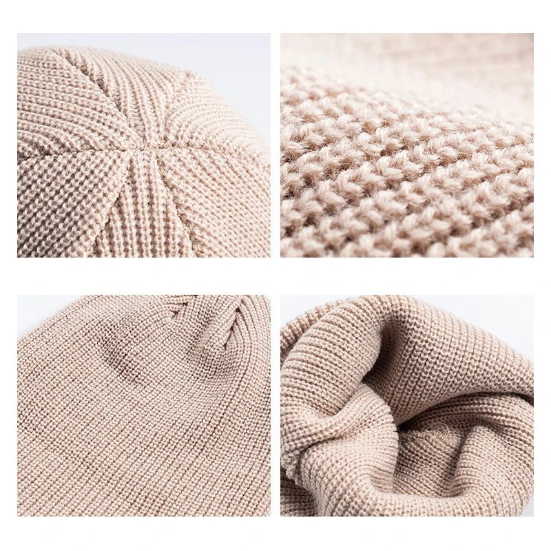 Unisex Autumn Winter Knitted Beanie Hat for Warmth Everyday - Nalani - UK Fashion Clothing and Decor