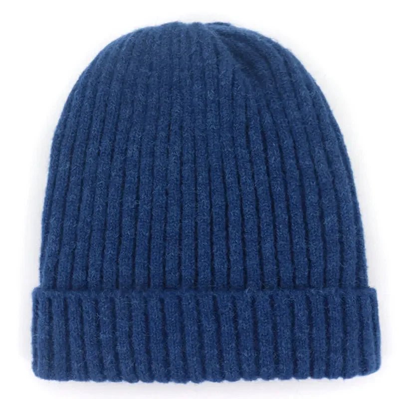 Unisex Wool Blend Striped Knit Beanie Winter Ski Cap - Nalani - UK Fashion Clothing and Decor