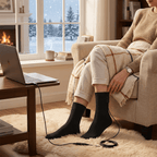 USB Heated Socks – Rechargeable Electric Heated Socks up to 131°F for Hiking, Camping & Winter Sports, Unisex - Nalani - Fashion Clothing and Decor