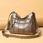 Vegan Leather Crossbody Bag For Everyday Use With Pockets - Nalani - UK Fashion Clothing and Decor