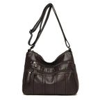Vegan Leather Crossbody Bag For Everyday Use With Pockets - Nalani - UK Fashion Clothing and Decor