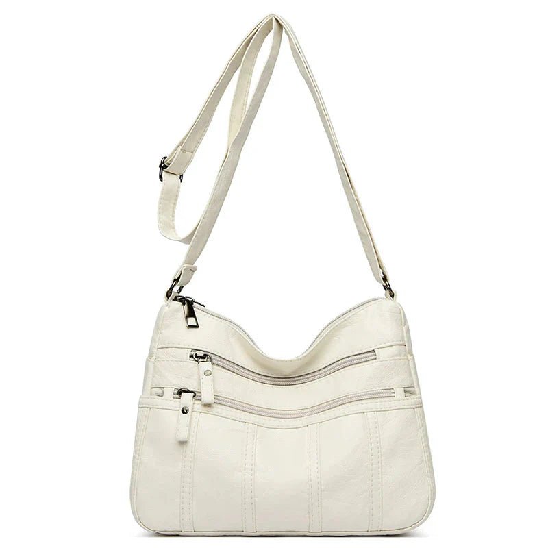 Vegan Leather Crossbody Bag For Everyday Use With Pockets - Nalani - UK Fashion Clothing and Decor