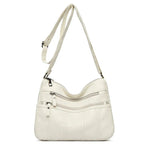 Vegan Leather Crossbody Bag For Everyday Use With Pockets - Nalani - UK Fashion Clothing and Decor
