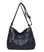 Vegan Leather Crossbody Bag For Everyday Use With Pockets - Nalani - UK Fashion Clothing and Decor
