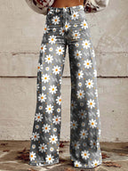 Veloura | Casual Baggy Jeans for Women | Long - Nalani - Fashion Clothing and Decor