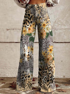 Veloura | Casual Baggy Jeans for Women | Long - Nalani - Fashion Clothing and Decor