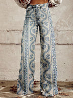Veloura | Casual Baggy Jeans for Women | Long - Nalani - Fashion Clothing and Decor