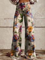 Veloura | Casual Baggy Jeans for Women | Long - Nalani - Fashion Clothing and Decor