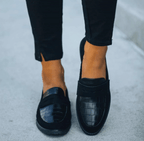 Veloura | Comfortable Black Women's Loafers - Nalani - Fashion Clothing and Decor