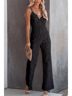 Veloura | Modern jumpsuit with V - neck - Nalani - Fashion Clothing and Decor