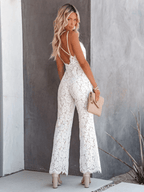 Veloura | Modern jumpsuit with V - neck - Nalani - Fashion Clothing and Decor