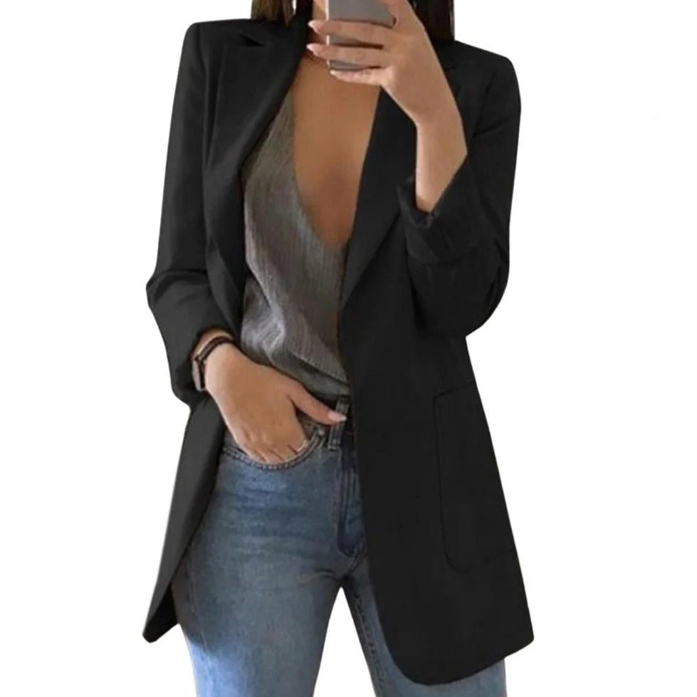 Veloura | Oversized blazer for women | Long Jacket - Nalani - Fashion Clothing and Decor