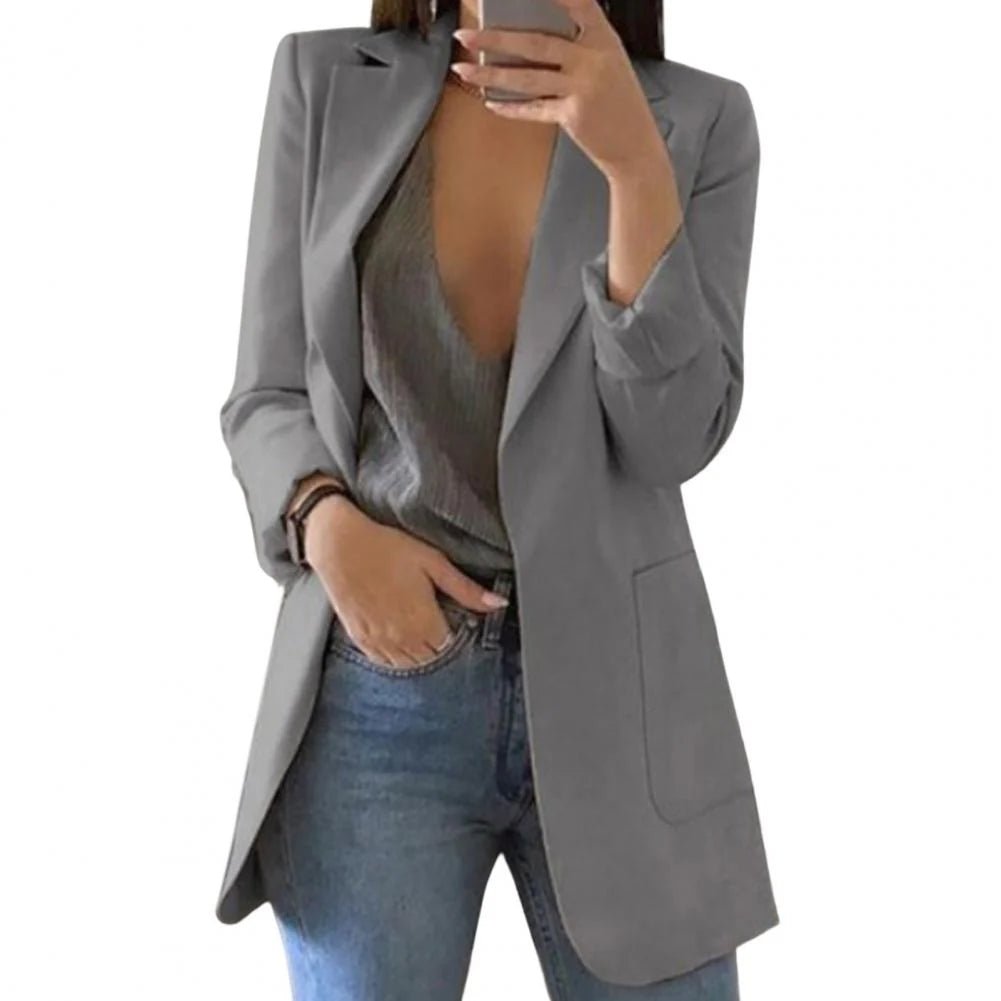 Veloura | Oversized blazer for women | Long Jacket - Nalani - Fashion Clothing and Decor