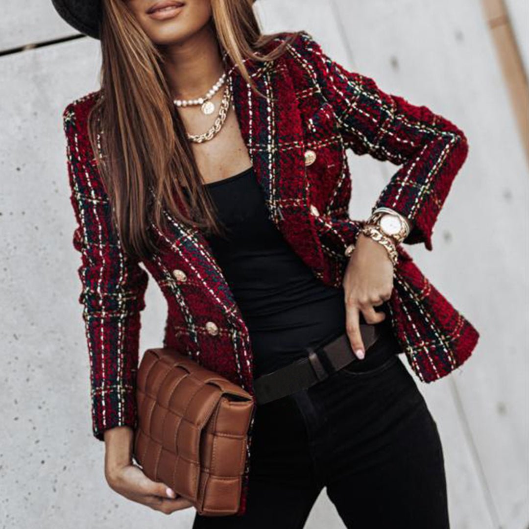 Veloura | Women's Button Down Blazer | Casual - Nalani - Fashion Clothing and Decor