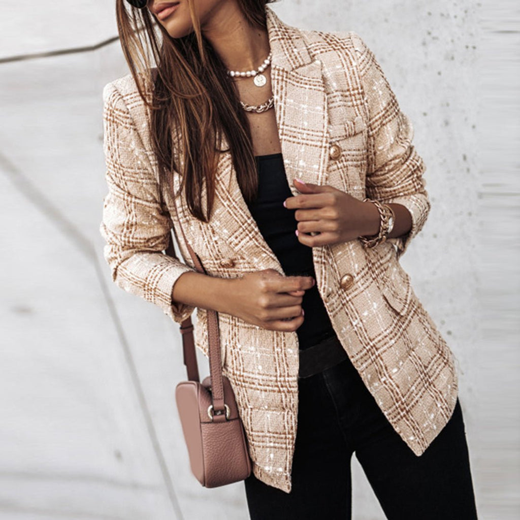 Veloura | Women's Button Down Blazer | Casual - Nalani - Fashion Clothing and Decor