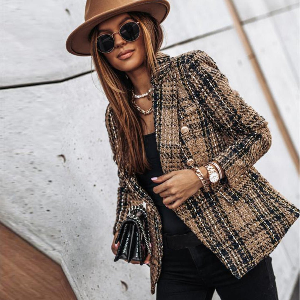 Veloura | Women's Button Down Blazer | Casual - Nalani - Fashion Clothing and Decor