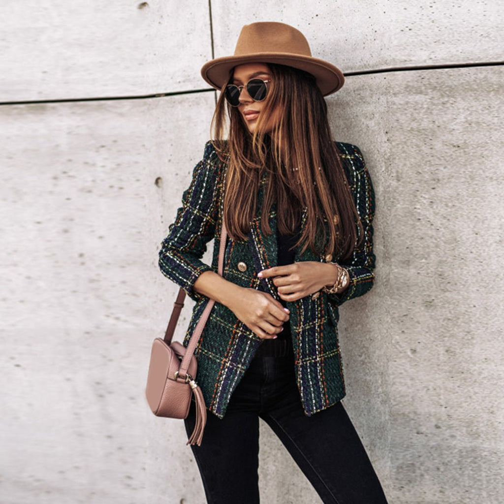 Veloura | Women's Button Down Blazer | Casual - Nalani - Fashion Clothing and Decor