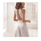 Veloura | Women's Modern Jumpsuit | V - Neck - Nalani - Fashion Clothing and Decor