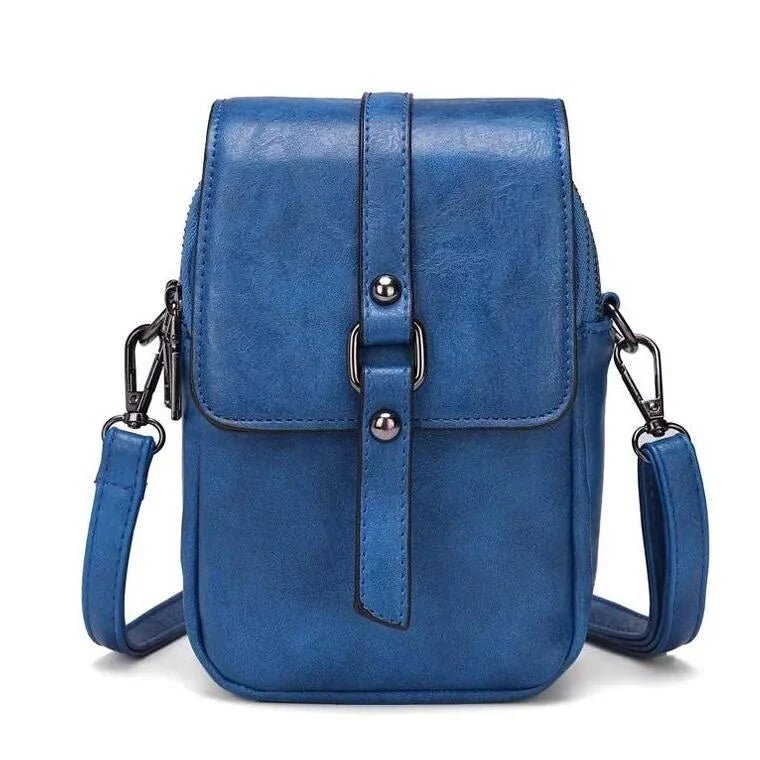 Vintage Multi Functional Soft Vegan Leather Shoulder Bag - Nalani - UK Fashion Clothing and Decor
