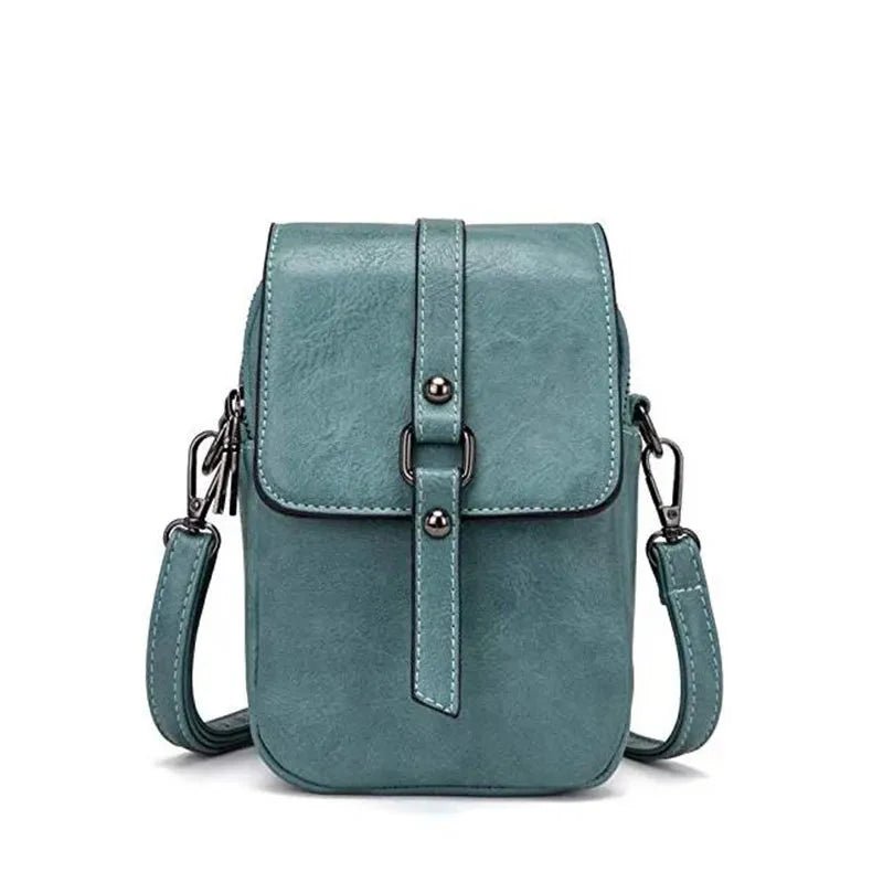 Vintage Multi Functional Soft Vegan Leather Shoulder Bag - Nalani - UK Fashion Clothing and Decor