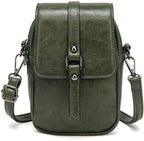 Vintage Multi Functional Soft Vegan Leather Shoulder Bag - Nalani - UK Fashion Clothing and Decor