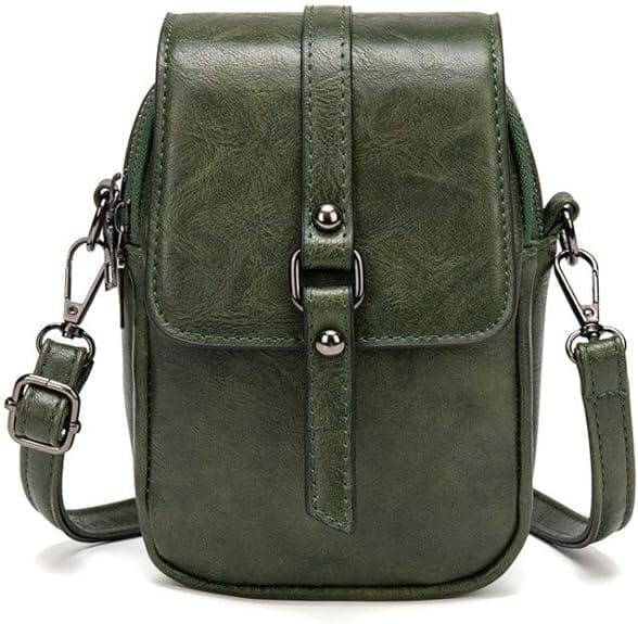 Vintage Multi Functional Soft Vegan Leather Shoulder Bag - Nalani - UK Fashion Clothing and Decor