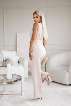 Virelle | Women's Jumpsuit with Flattering Fitted Waist - Nalani - Fashion Clothing and Decor