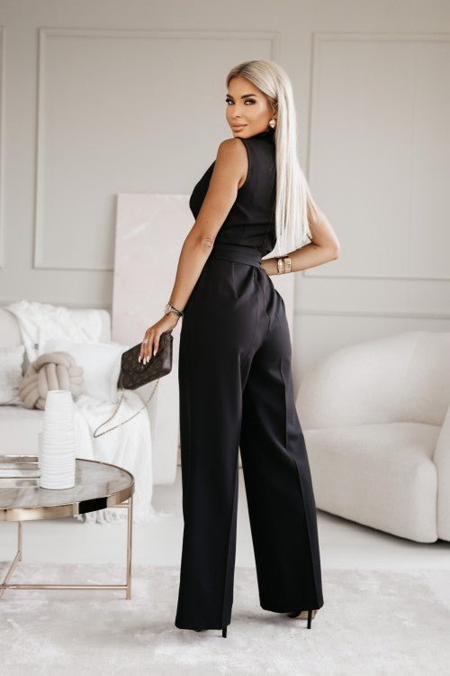 Virelle | Women's Jumpsuit with Flattering Fitted Waist - Nalani - Fashion Clothing and Decor